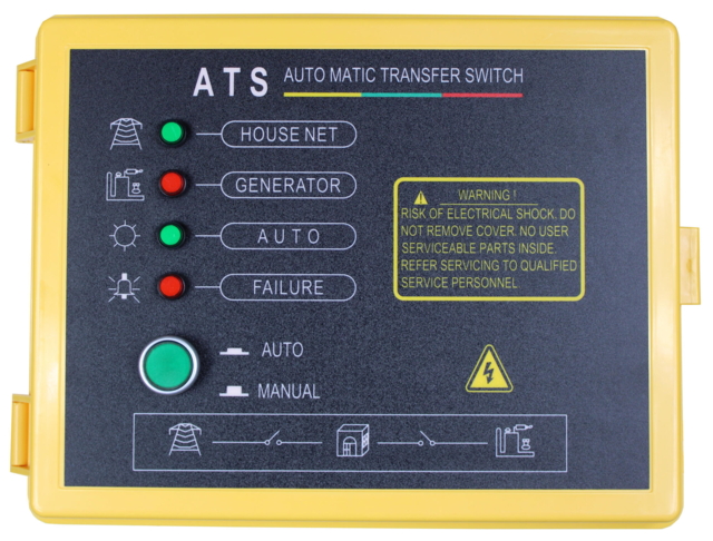 Diesel Generator 11.000 / 230-400V / El-Start /  Automatisk start ved strømsvigt ATS Tavle